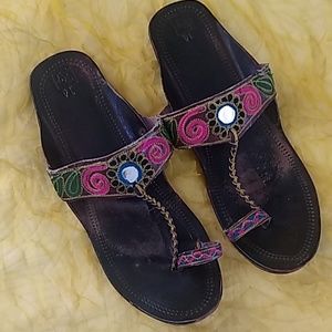 Mirror kholapuri sandal